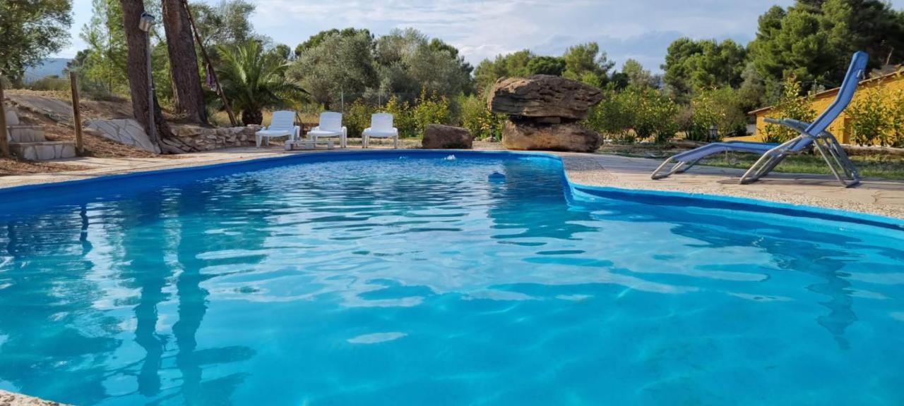 Casa con vistas, piscina y animales de granja, LA CASETA Tarragona Exterior foto